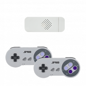 Консоль Dezorq SF900 Game Stick SNES Controller + 4700 Встроенных Игр 4GB Light Grey