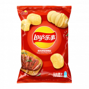 Чипси Lay's Азійські Texas Grilled BBQ зі Смаком Барбекю 70g - Retromagaz