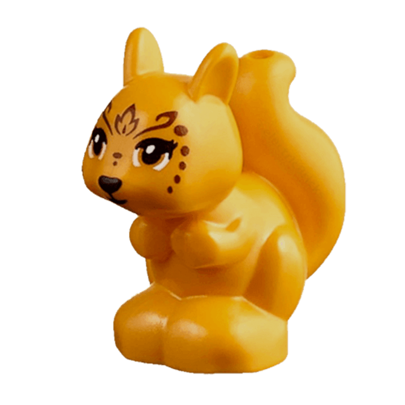 Фигурка Lego Земля Squirrel Friends Elves Reddish Brown Face Decorations Animals 11568pb02 1 6102308 Bright Light Orange Б/У - Retromagaz