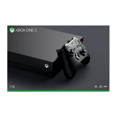 Коробка Microsoft Xbox One X Black Б/У - Retromagaz