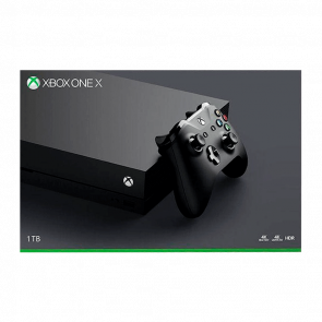 Коробка Microsoft Xbox One X Black Б/У - Retromagaz