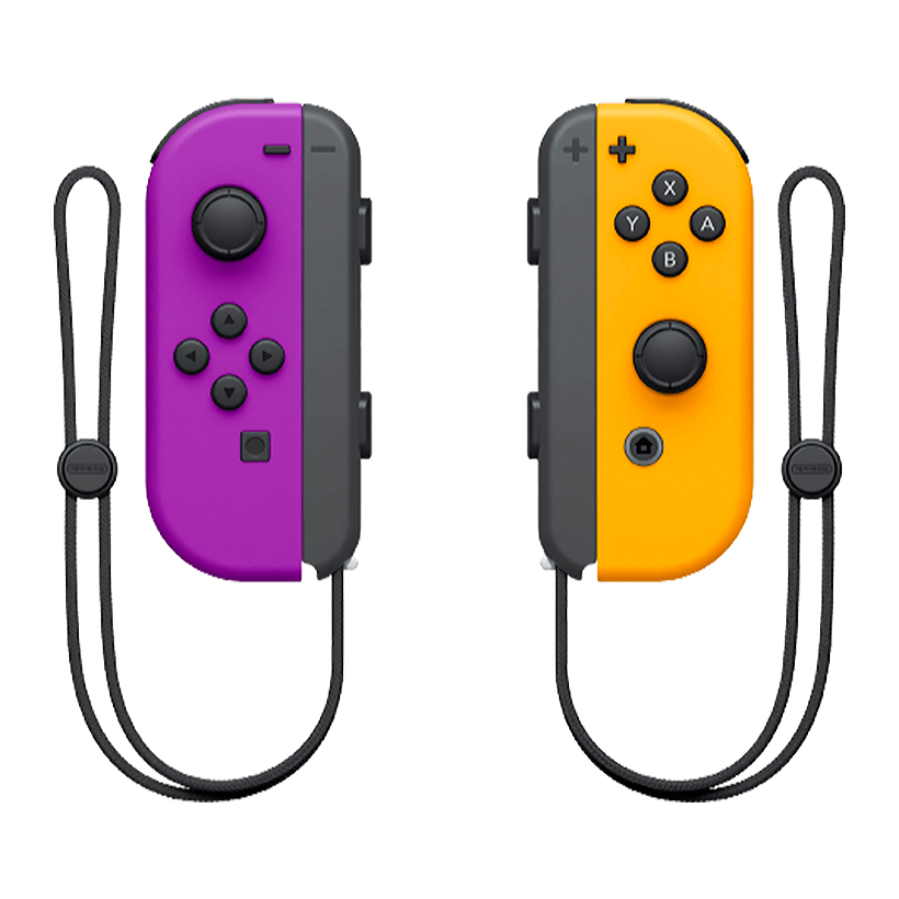 Контролери Бездротовий Nintendo Switch Joy-Con Neon Purple Neon Orange Новий - Retromagaz