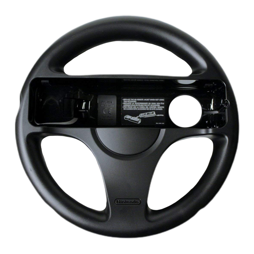 Насадка Nintendo Wii RVL-024 Wheel Black Б/У - Retromagaz