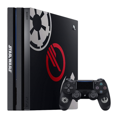 Консоль Sony PlayStation 4 Pro CUH-70-71xx Star Wars Battlefront II Limited Edition 1TB Б/У Нормальный - Retromagaz