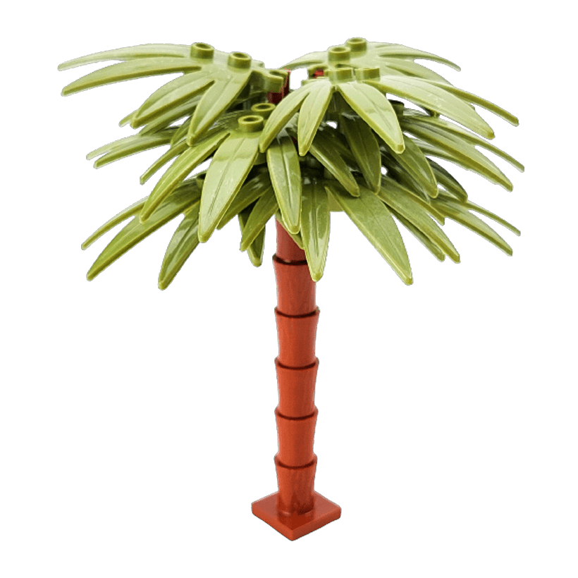 Рослина RMC Дерево Reddish Brown Новий Palm with Olive Green Leaves - Retromagaz