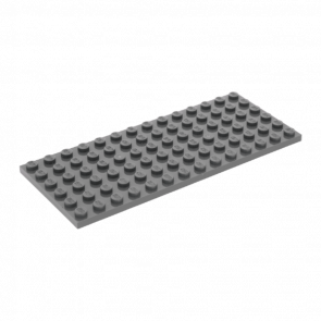 Пластина Lego Звичайна 6 x 14 3456 4143688 4210720 Dark Bluish Grey 4шт Б/У - Retromagaz