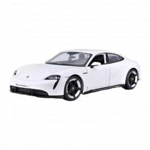Машинка Bburago Porsche Taycan Turbo S (в асортименті) 1:24 Blue White - Retromagaz