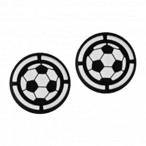 Накладки на Стики 2шт RMC Football Ball PlayStation 5 4 3 2 1 Xbox Series One 360 Switch 2 Black - Retromagaz