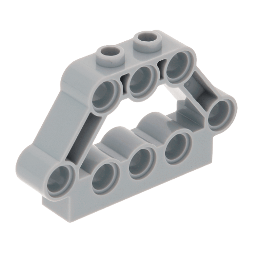 Technic 10шт Lego Поршневий Двигун Connector Block 32333 28840 4205761 6271360 Light Bluish Grey Б/У - Retromagaz