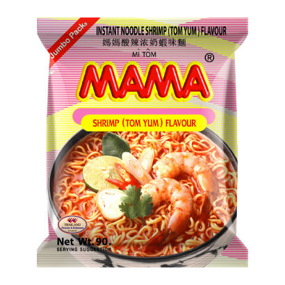 Лапша Mama Том Ям Оригінальна Острая 90g - Retromagaz