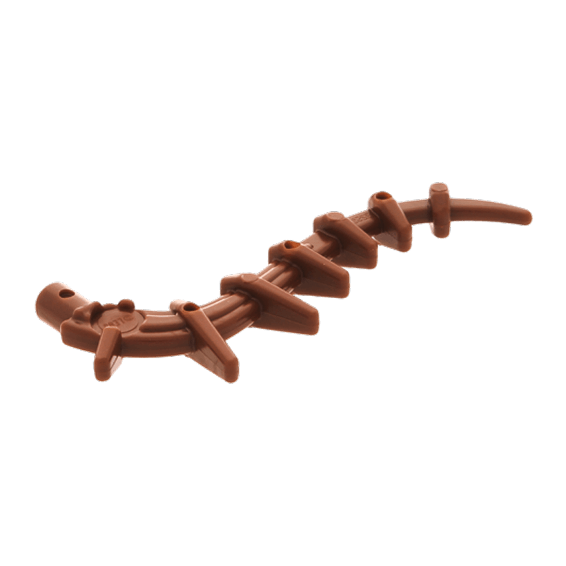 Рослина 4шт Lego Інше Plant Vine Seaweed Appendage Spiked 55236 4294149 6270052 Reddish Brown Б/У - Retromagaz