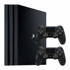 Набор Консоль Sony PlayStation 4 Pro CUH-70-71xx 1TB Black Б/У  + Геймпад Беспроводной DualShock 4 Version 2 - Retromagaz