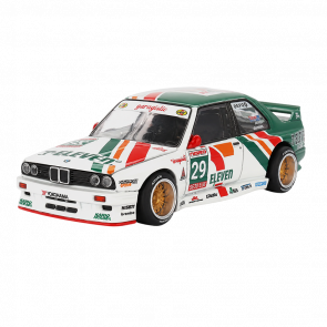 Машинка Premium Kaido House x MiNI GT BMW M3 Larry Chen V1 Open Hood 7-Eleven #29 Race Livery MiJo USA Exclusive 1:64 KHMG217 White - Retromagaz