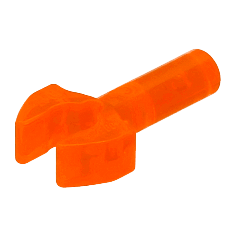 Стержень 10шт Lego З'єднувач Mechanical Claw 1L 48729b 41005 6131726 4289537 Trans-Neon Orange Б/У - Retromagaz