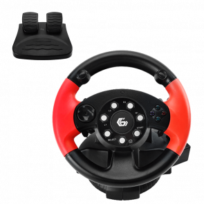 Руль Проводной Gembird PlayStation 2 STR-MV-02 Black Б/У Отличный - Retromagaz