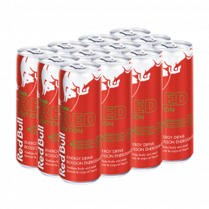 Набір Напій Енергетичний 12шт Red Bull Red Edition Watermelon 250ml - Retromagaz