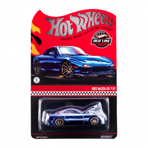 Машинка Premium Hot Wheels 1993 Mazda RX-7 R1 Red Line Club RLC 1:64 JCP16 Blue - Retromagaz