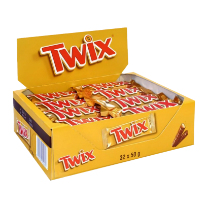 Набор Батончик Twix Печенье и Карамель в Молочном Шоколаде 50g 32шт - Retromagaz