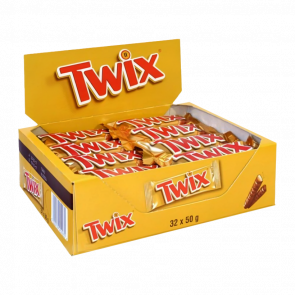 Набір Батончик Twix Печиво і Карамель у Молочному Шоколаді 50g 32шт