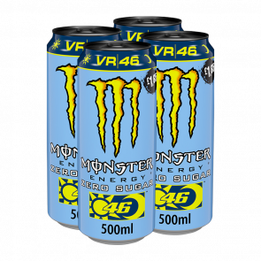 Набор Напиток Энергетический 4шт Monster Energy Rossi VR46 Zero Sugar 500ml Набор Напиток Энергетический 4шт Monster Energy Rossi VR46 Zero Sugar 500ml - Retromagaz