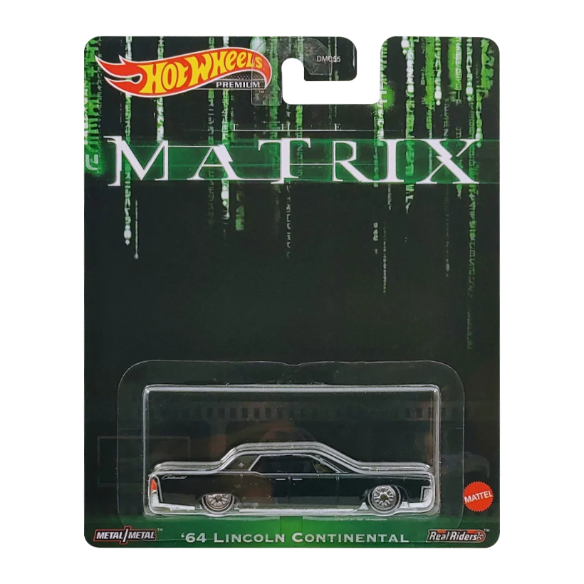 Машинка Premium Hot Wheels The Matrix '64 Lincoln Continental Rep. Entertainment 1:64 HCP06 Black - Retromagaz