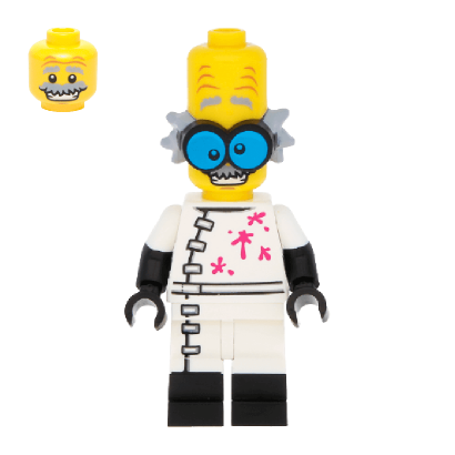 Фигурка Lego Collectible Minifigures Series 14 Monster Scientist col213 Б/У Нормальный - Retromagaz