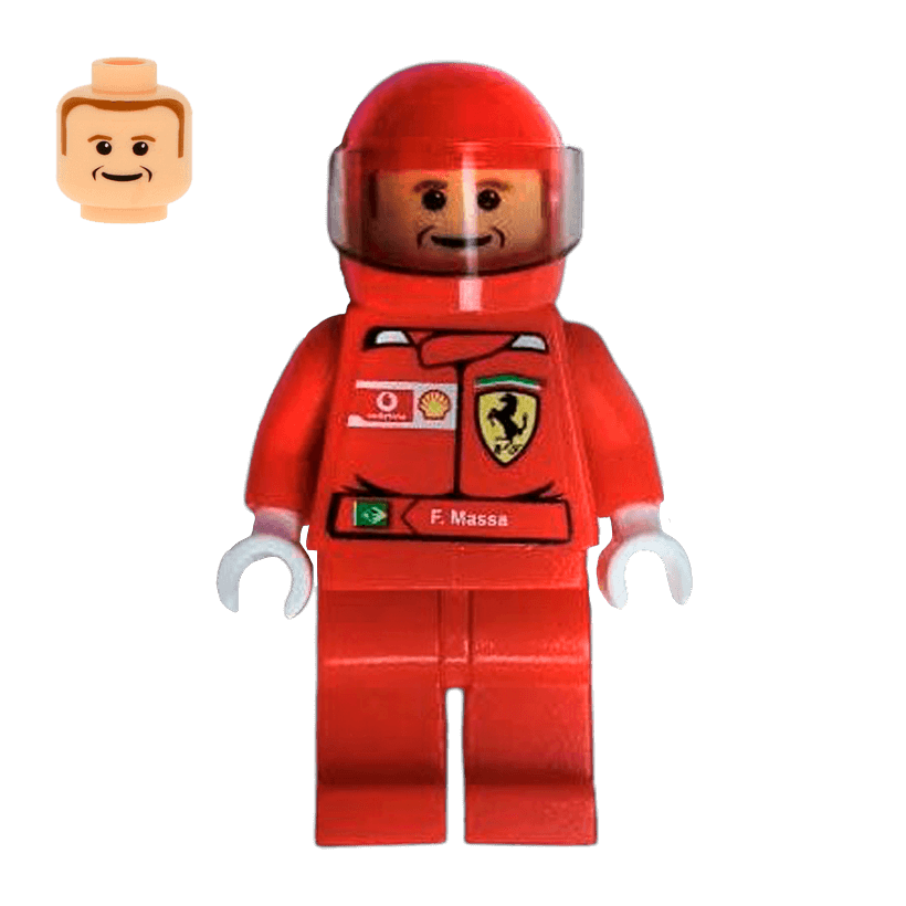 Фігурка Lego Racers F. Massa F1 Ferrari Інше rac027s Б/У - Retromagaz