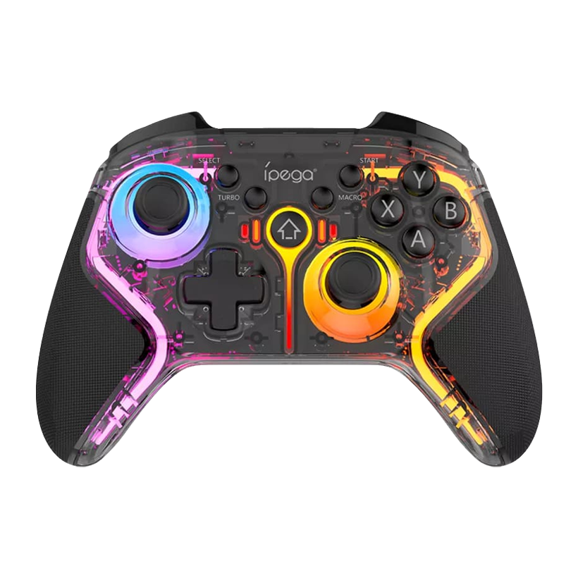 Геймпад Беспроводной Ipega Switch PlayStation 4 3 PC Android iOS PG-9666Т Transparent Black Новый - Retromagaz