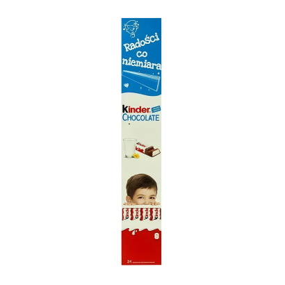 Шоколад Молочний Kinder Chocolate 24 Pieces 300g - Retromagaz