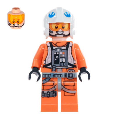 Фігурка Lego Zin Evalon Pilot Star Wars Повстанець sw0761 Б/У - Retromagaz