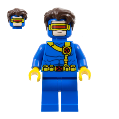 Фигурка Lego Marvel Cyclops Blue Outfit Plain Legs Super Heroes sh0941 Б/У - Retromagaz