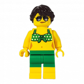 Фігурка Lego People 973pb2738 Beachgoer City cty0763 1 Б/У - Retromagaz