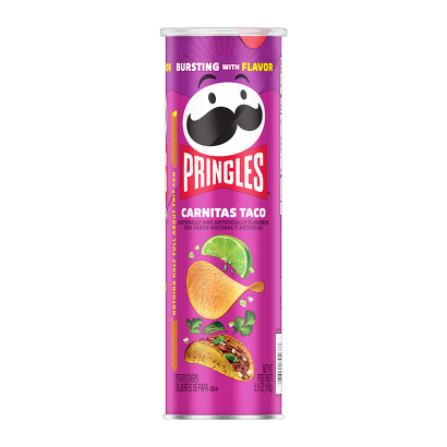 Чипси Pringles USA Carnitas Taco 158g - Retromagaz