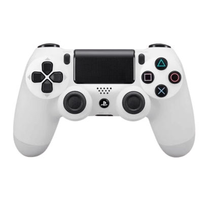 Геймпад Бездротовий Sony PlayStation 4 DualShock 4 Version 1 White Б/У - Retromagaz