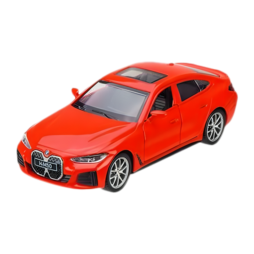 Машинка Автопром BMW i4 M50 1:43 Red - Retromagaz