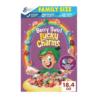 Сухой Завтрак Lucky Charms Berry Swir 521g - Retromagaz