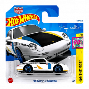 Машинка Базова Hot Wheels '96 Porsche Carrera Magnus Walker The `90S 1:64 HTF01 White