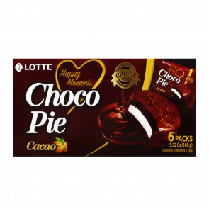 Тістечка Lotte Чокопай Какао Choco Pie (6 Тістечок) 168g - Retromagaz