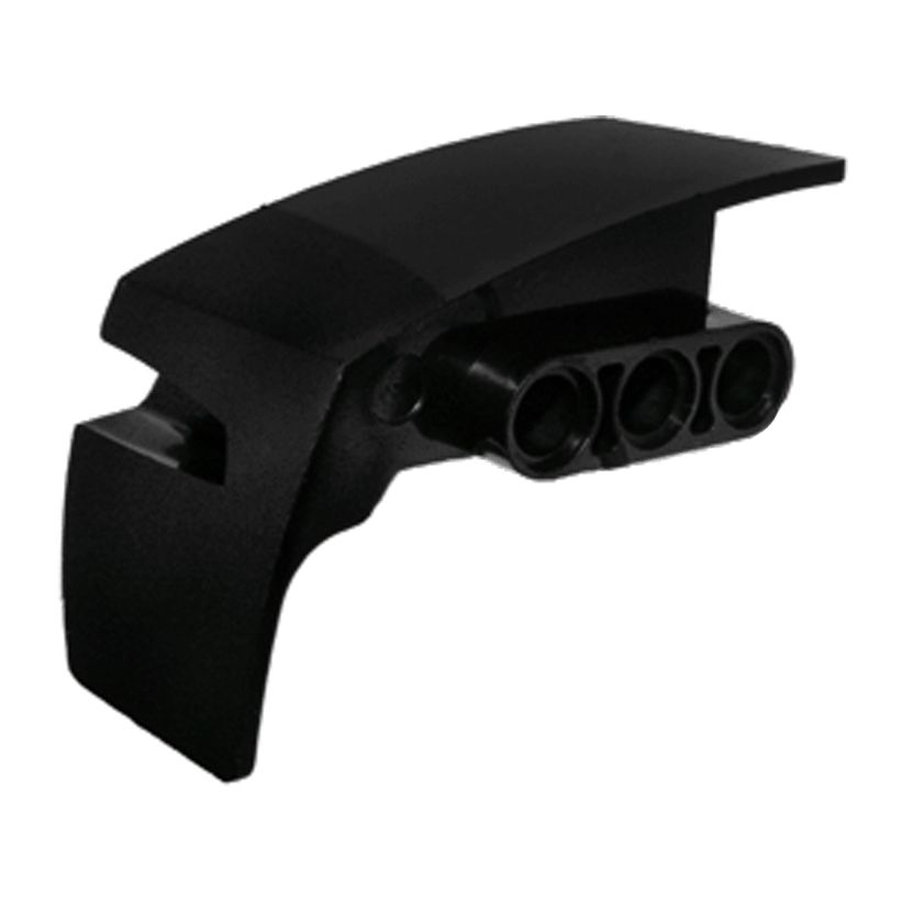Technic Lego Панель Изогнутая Car Mudguard Right 61070 6054821 Black Б/У - Retromagaz