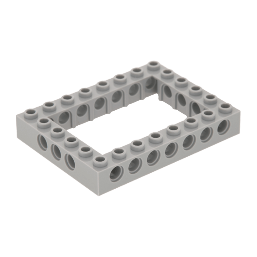 Technic 2шт Lego Кубик 6 x 8 32532 40345 4193992 4211848 Light Bluish Grey Б/У - Retromagaz