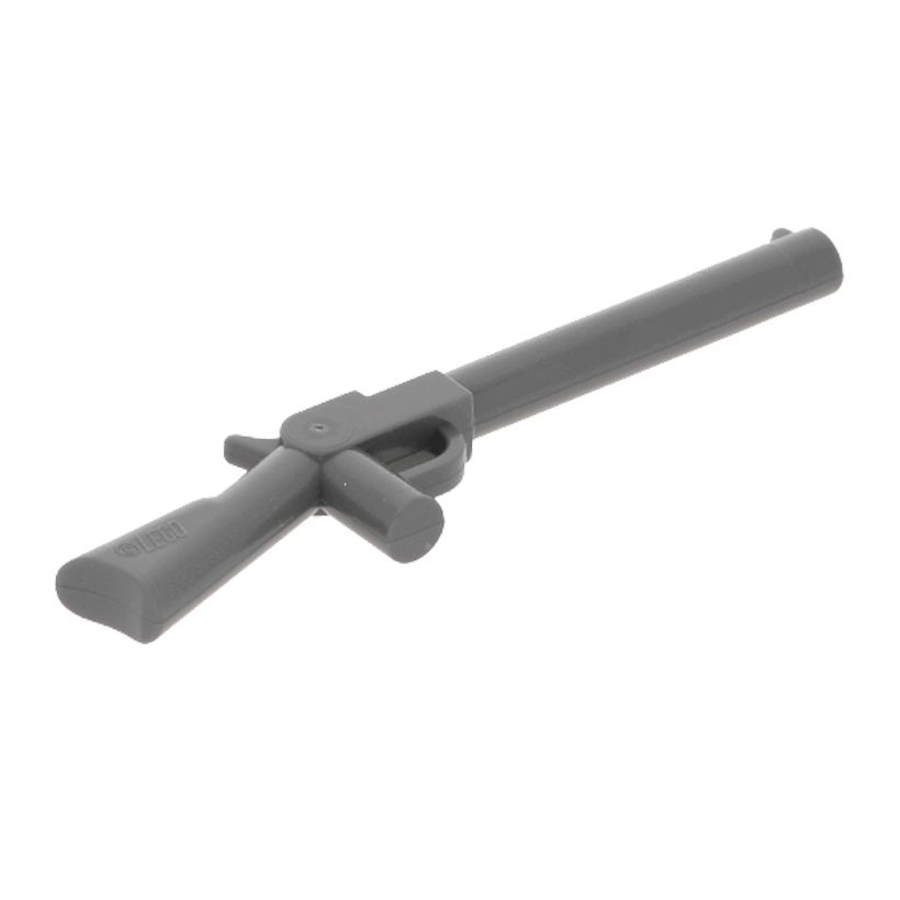 Оружие 2шт Lego Стрелковое Rifle 30141 4523773 6035094 Dark Bluish Grey Б/У - Retromagaz
