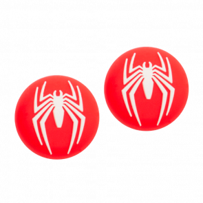 Накладки на Стіки RMC Spider-Man PS 5 4 3 2 1 Xbox Series One 360 Red White 2шт - Retromagaz