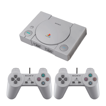 Консоль Sony PlayStation 1 Classic Free Не модифицированная Grey + 20 Встроенных Игр Новый - Retromagaz