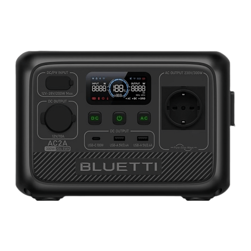 Зарядний Пристрій Bluetti AC2A Black 204 300 W - Retromagaz