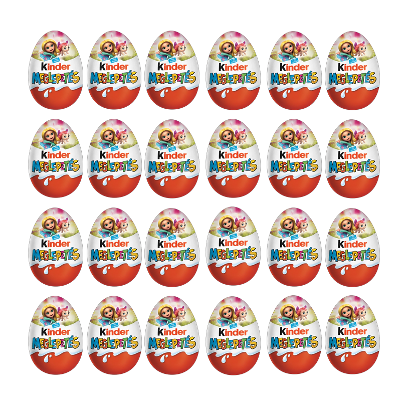 Набір Шоколадне Яйце 24шт Kinder Surprise Applaydu для Дівчат Нова Серія 20g - Retromagaz