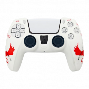 Чохол Силіконовий RMC PlayStation 5 God of War Red White Новий - Retromagaz