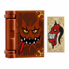 Книга Lego Nexo Knights Book of Monsters 24093pb005 3069pb0463 3069bpb0463 24324 28684 6134707 6134672 6167879 6134687 Reddish Brown Б/У - Retromagaz