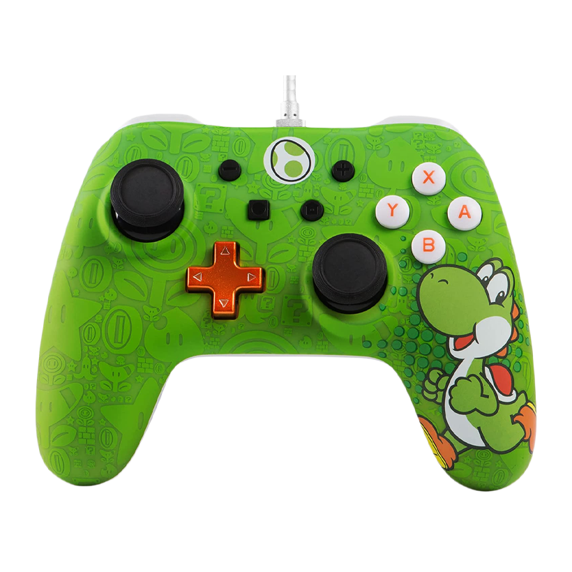 Геймпад Проводной PowerA Switch PC Wired Controller for Nintendo Switch - Yoshi Green 1.5m Б/У - Retromagaz