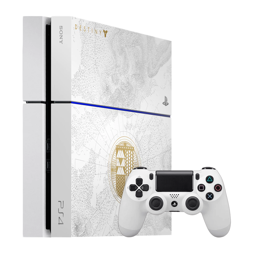 Набір Консоль Sony PlayStation 4 CUH-12хх Destiny Limited Edition 500GB White Б/У  + Геймпад Бездротовий DualShock 4 Version 1 - Retromagaz