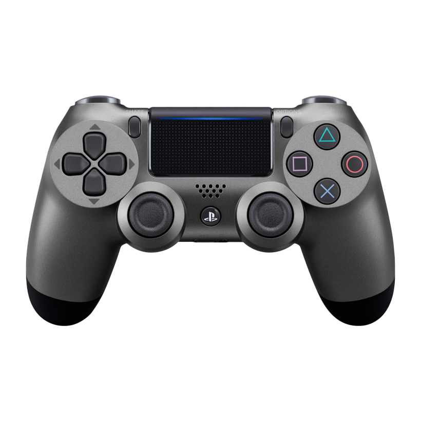Геймпад Бездротовий Sony PlayStation 4 DualShock 4 Version 2 Steel Black Б/У - Retromagaz